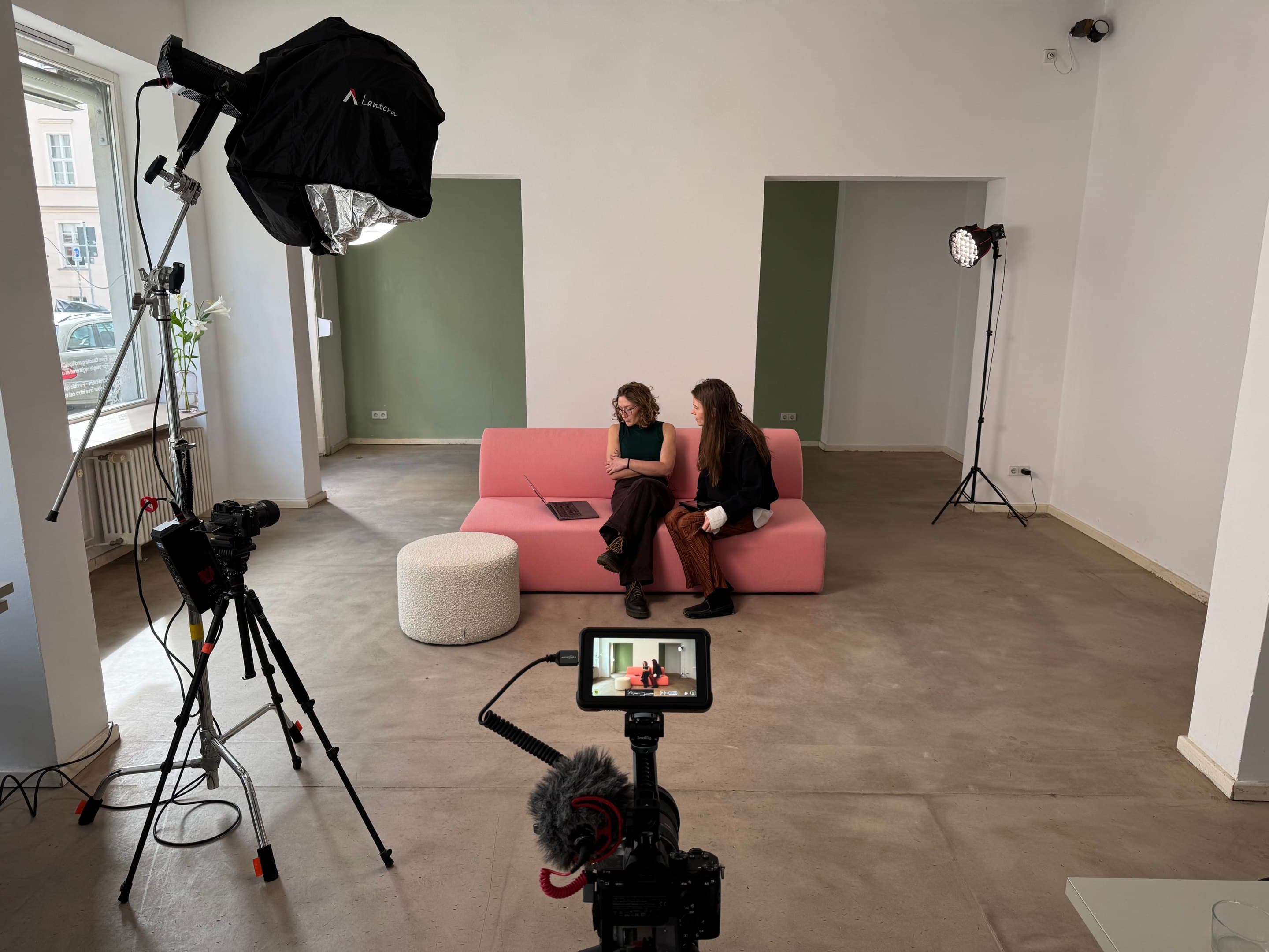 Brand Frame Media bei der Produktion